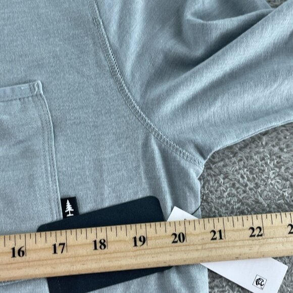 Bass Outdoor Quarry Gray LS Utili-Tee Long Sleeve Shirt M NWT 4707 - Picture 8 of 10